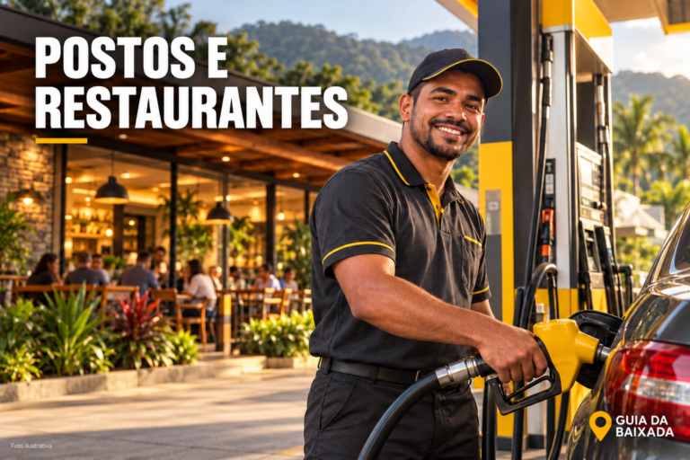 Postos e restaurantes — Guia da Baixada — Foto ilustrativa 1 768x512